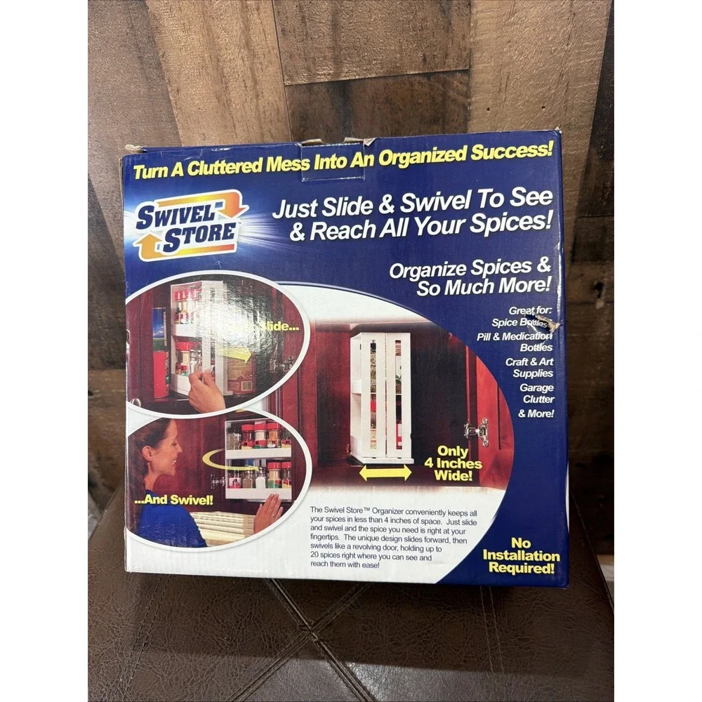 Brand New Swivel Store Organizer Spice Rack Storage System As Seen on TV!!
